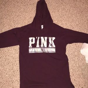 Purple long sleep PINK shirt